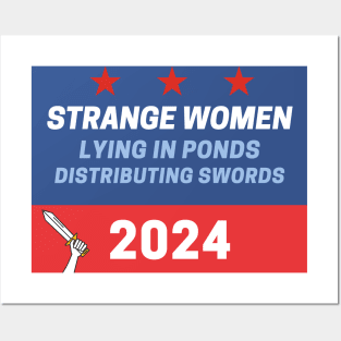 Vote Strange Women 2024 Posters and Art